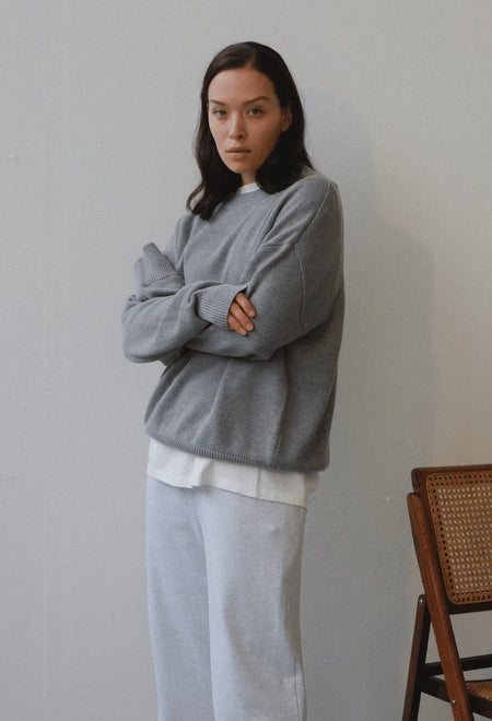 CPD French Terry Sweatshirt - Grey Marle