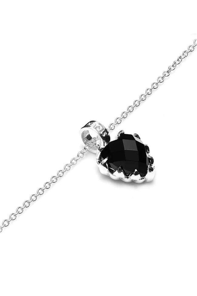 Love Claw Necklace - Onyx/Stirling Silver