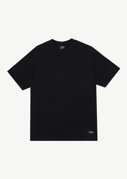 Classic Hemp Retro T-Shirt -  Black