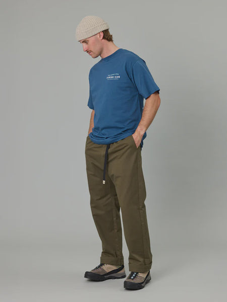 Cracks & Crevasses Sea Tee - Charcoal