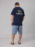 Chilled Angler Tee - Navy