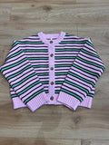 Bobby Knit Cardigan - Pink/Meadow