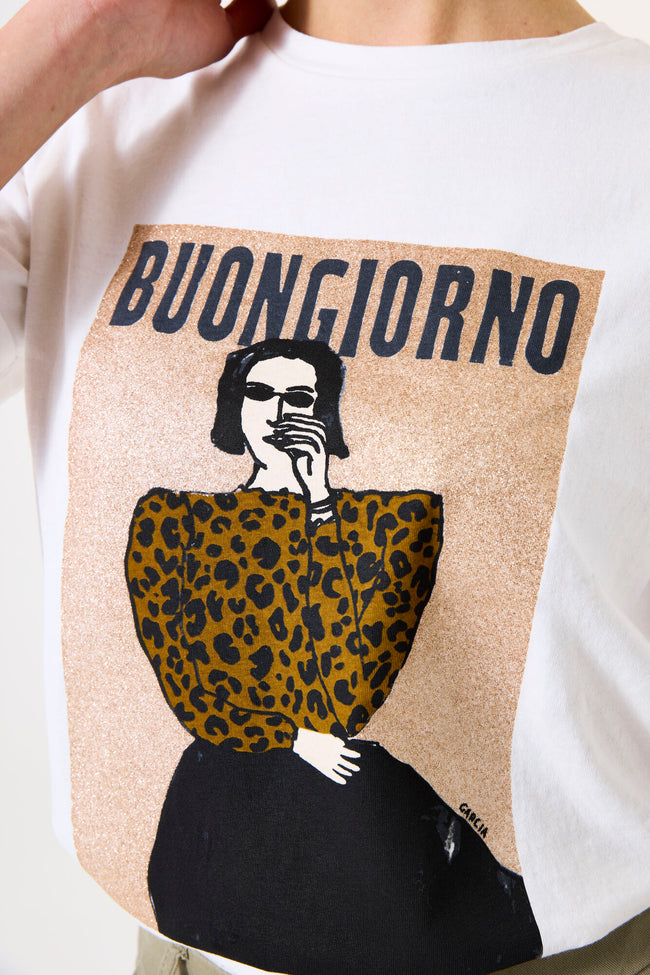 Buongiorno Tee - White
