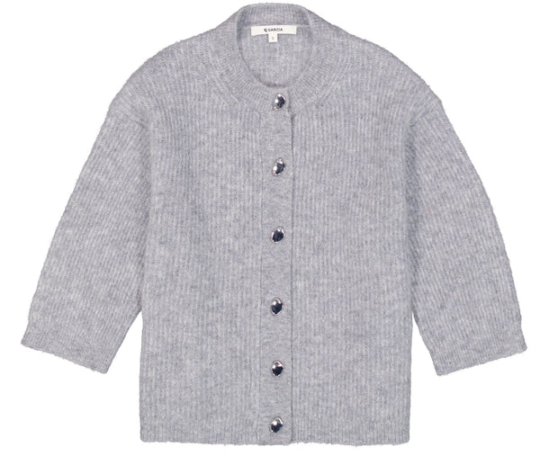 Grey Button Up Cardi