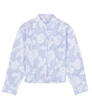 Printed LS Shirt - Cornflower