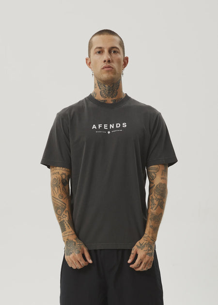 Ember Retro Fit Tee - Charcoal