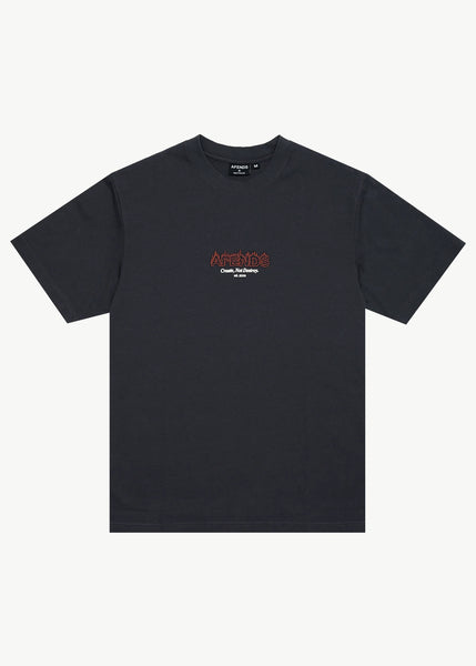 Ember Retro Fit Tee - Charcoal