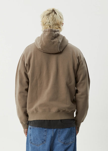 Antic Boxy Pull On Hood - Fossil