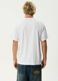 Wiped Out Boxy Tee - White