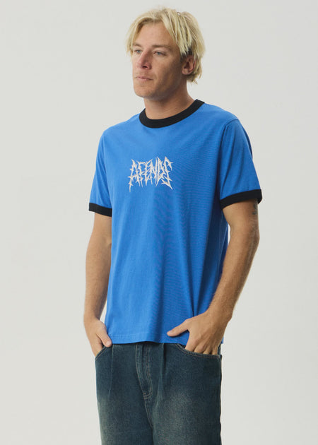 Cracks & Crevasses Sea Tee - Charcoal