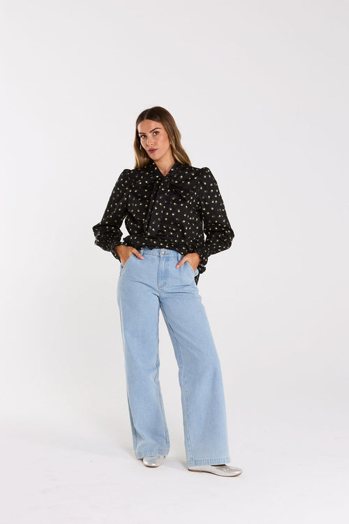 Nightwave Top - Golden Rose