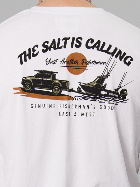 Salt Is Calling Tee - White