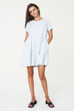 Celine Milly Dress - Blue/White