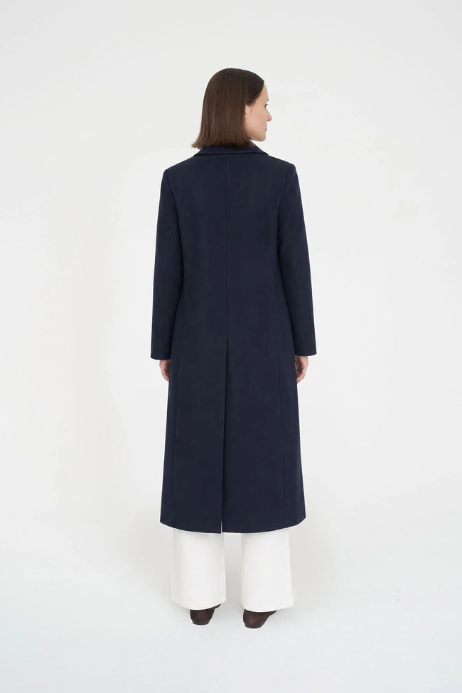 Oscar Coat- Dark Navy