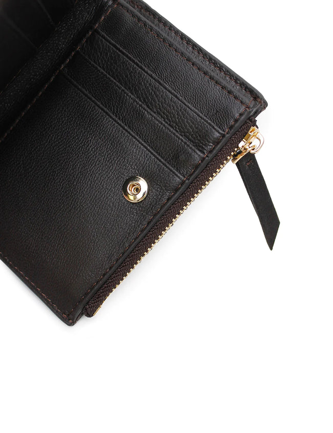 Woven Wallet - Black Small