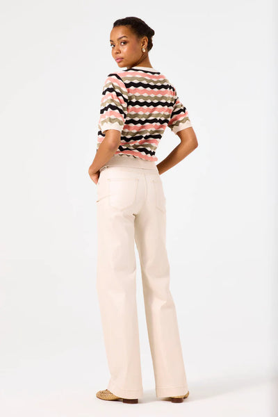 Stripe Knit Pullover