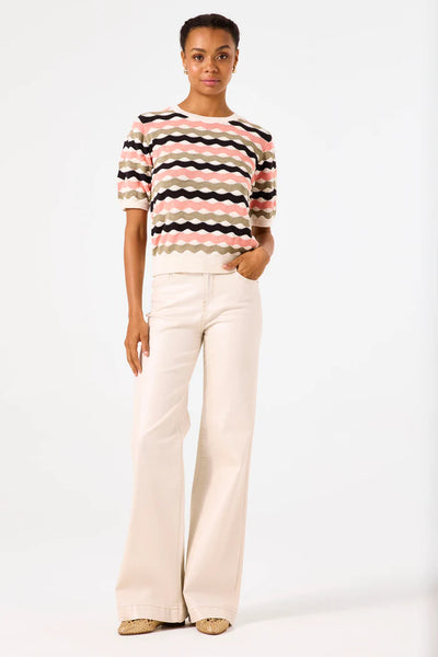 Stripe Knit Pullover