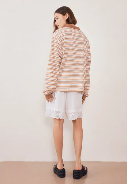 Common Polo - Muted Sunset Stripe