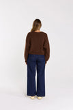 Huddle Cardigan - Chocolate
