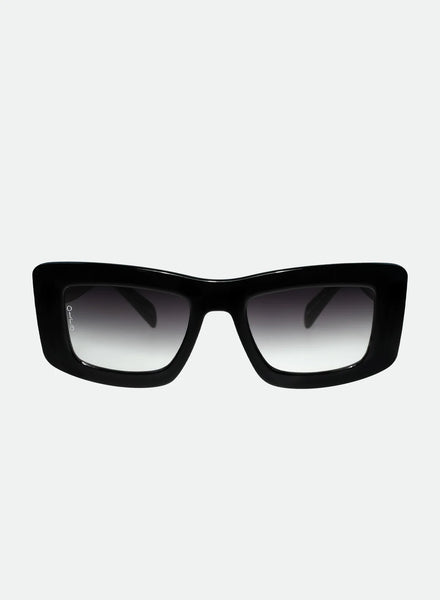 Marsha Sunglasses - Black/Smoke