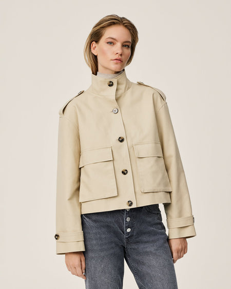 Samantha Deya Jacket - Mulled Basil