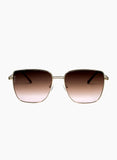 Rita Sunglasses - Gold Brown/Pink