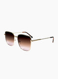 Rita Sunglasses - Gold Brown/Pink