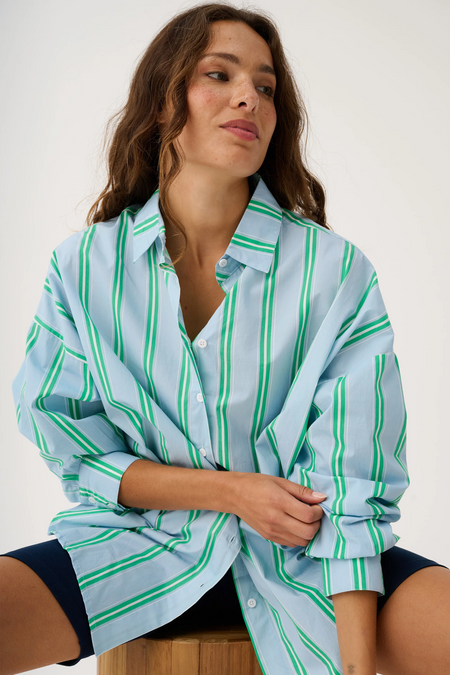 Mint Stripe Shirt