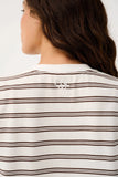 Jayde Tee - Truffle Stripe