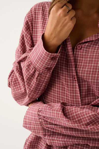 Darby Shirt -  Mulberry Check