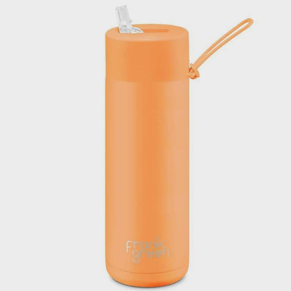 Frank Green Reusable Bottle 20ox/595mls - Neon Orange