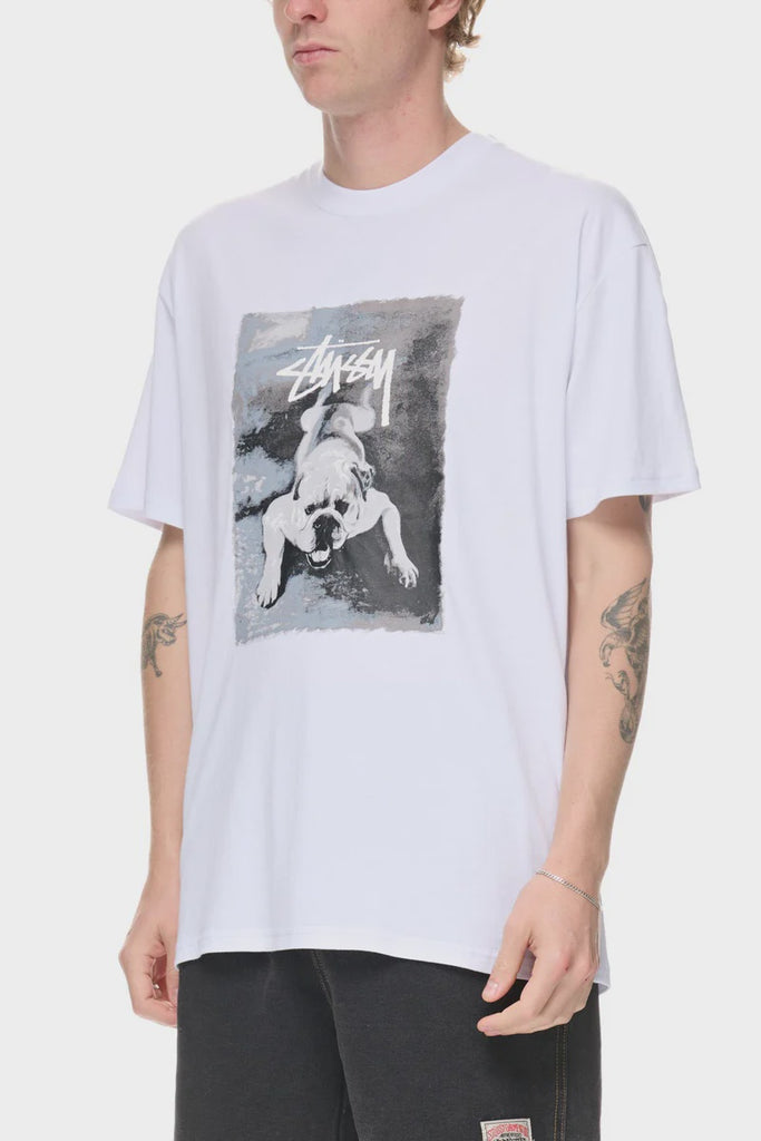 Bulldog SS Tee - White – Voyant Fashion