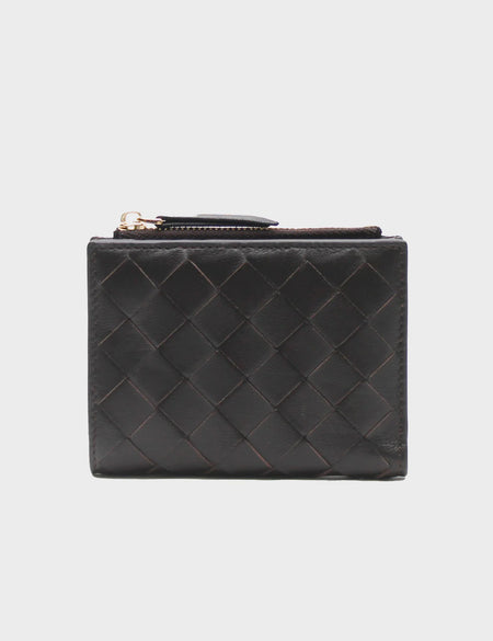 Woven Wallet Large - Black
