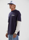 Max Relax - Hemp Retro Fit T-Shirt - Navy